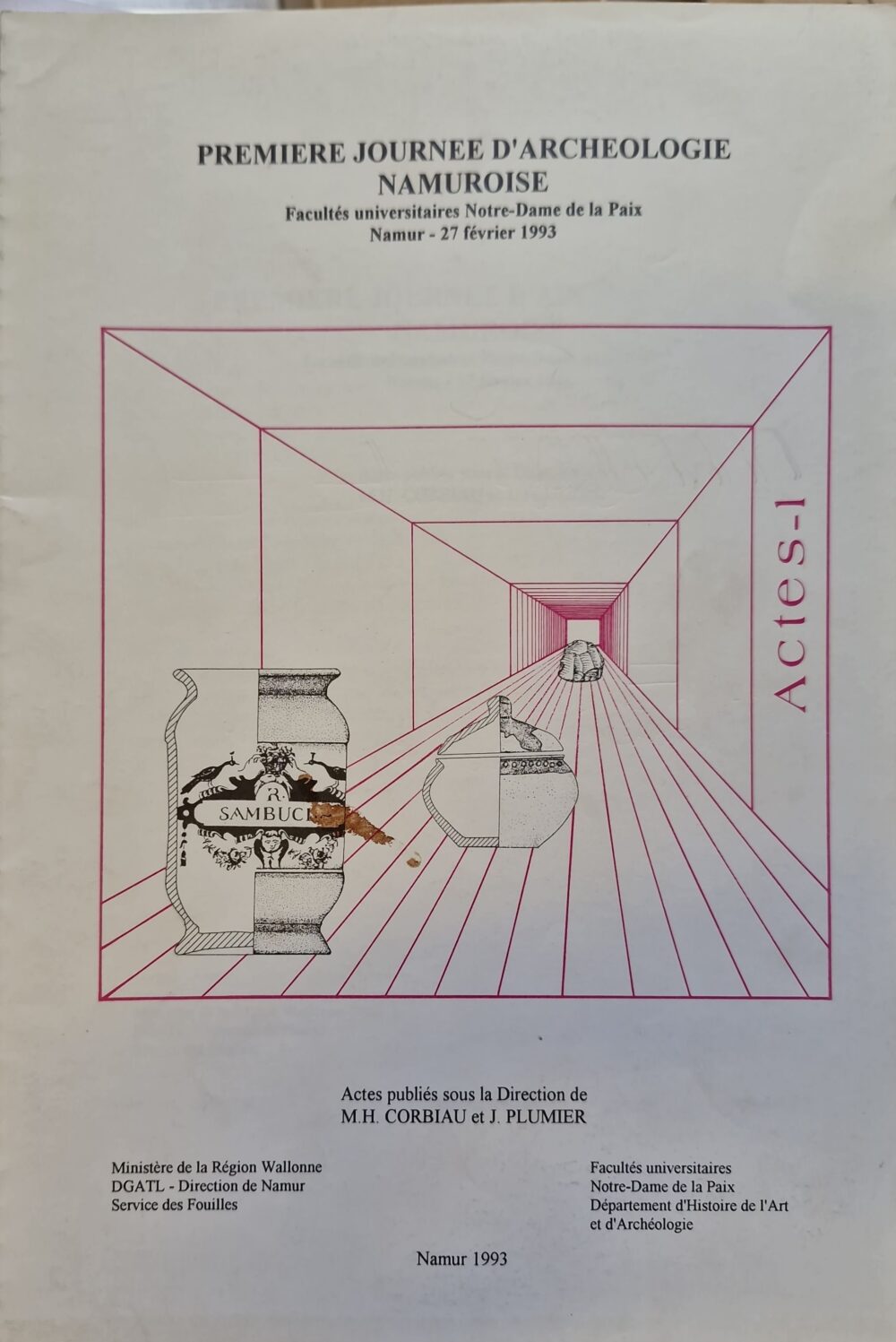 "Première journée d'archéologie namuroise", 1993