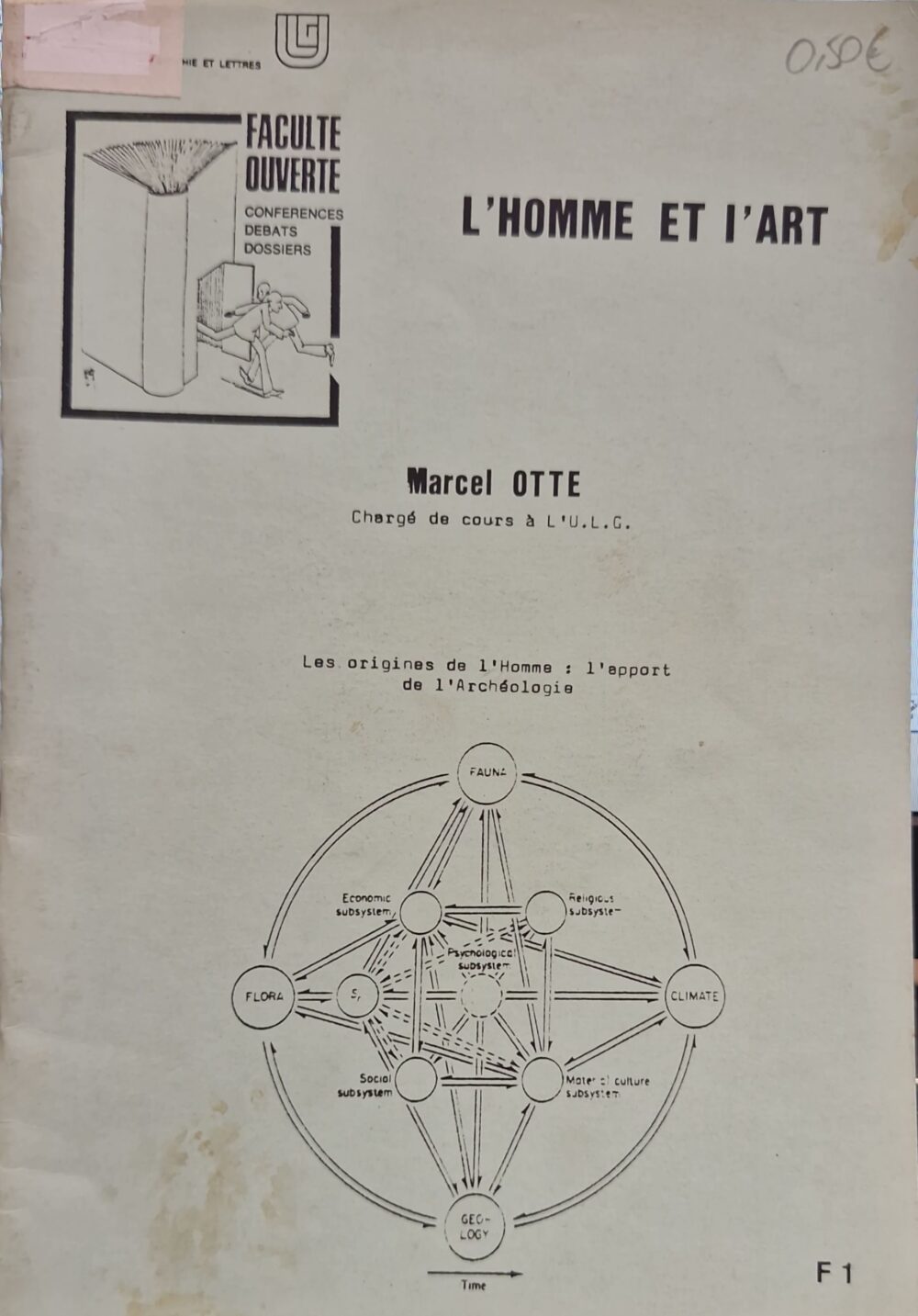 "L'homme et l'art. Les origines de l'Homme: l'apport de l'archéologie"