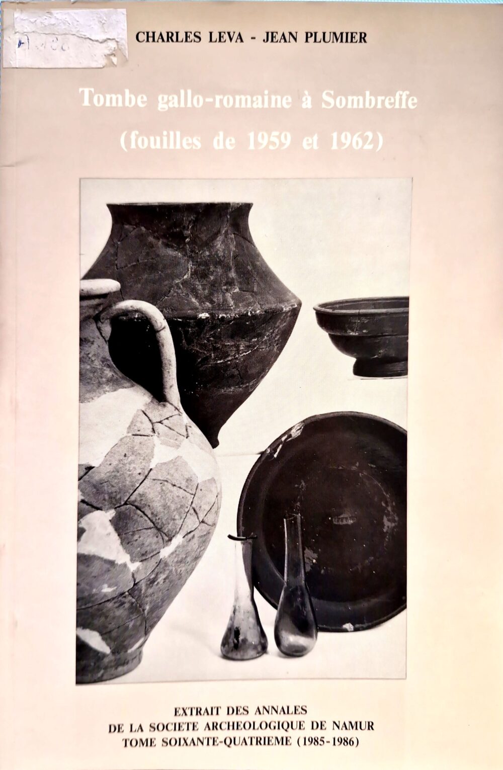 "Tombe gallo-romaine à Sombreffe (fouilles de 1959 et 1962)", 1986