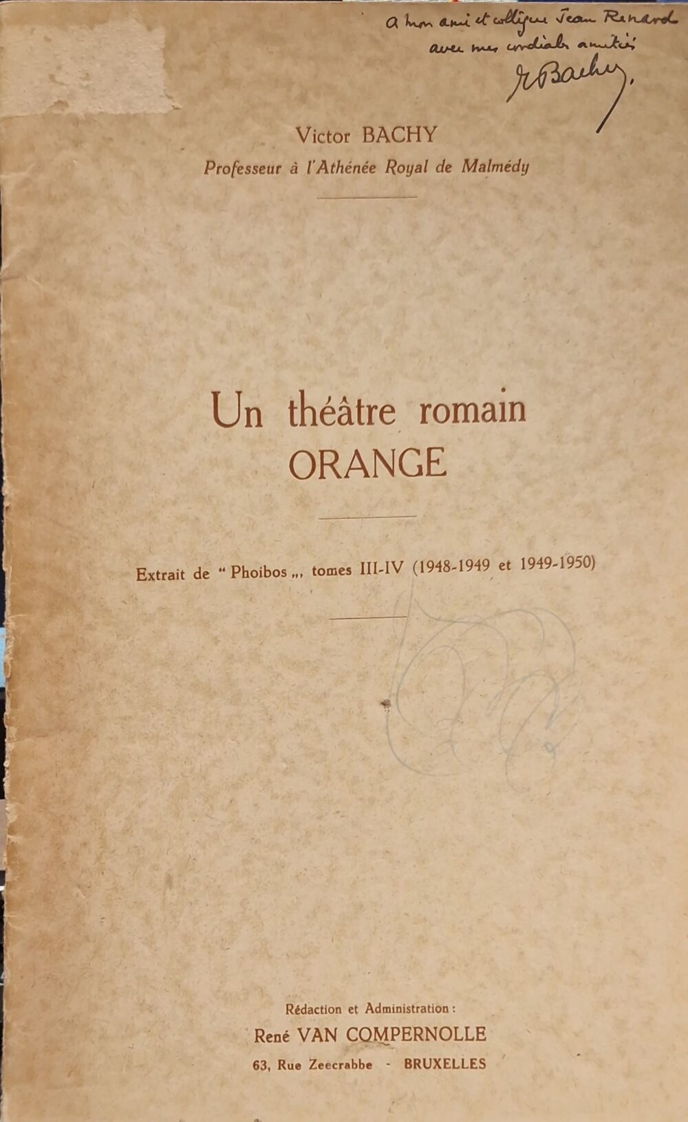 "Un théâtre romain: Orange", 1950