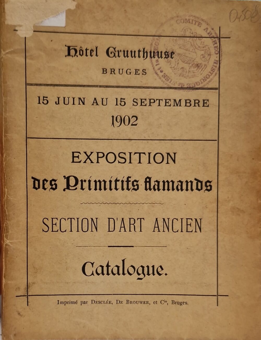 "Exposition des Primitifs flamands", 1902