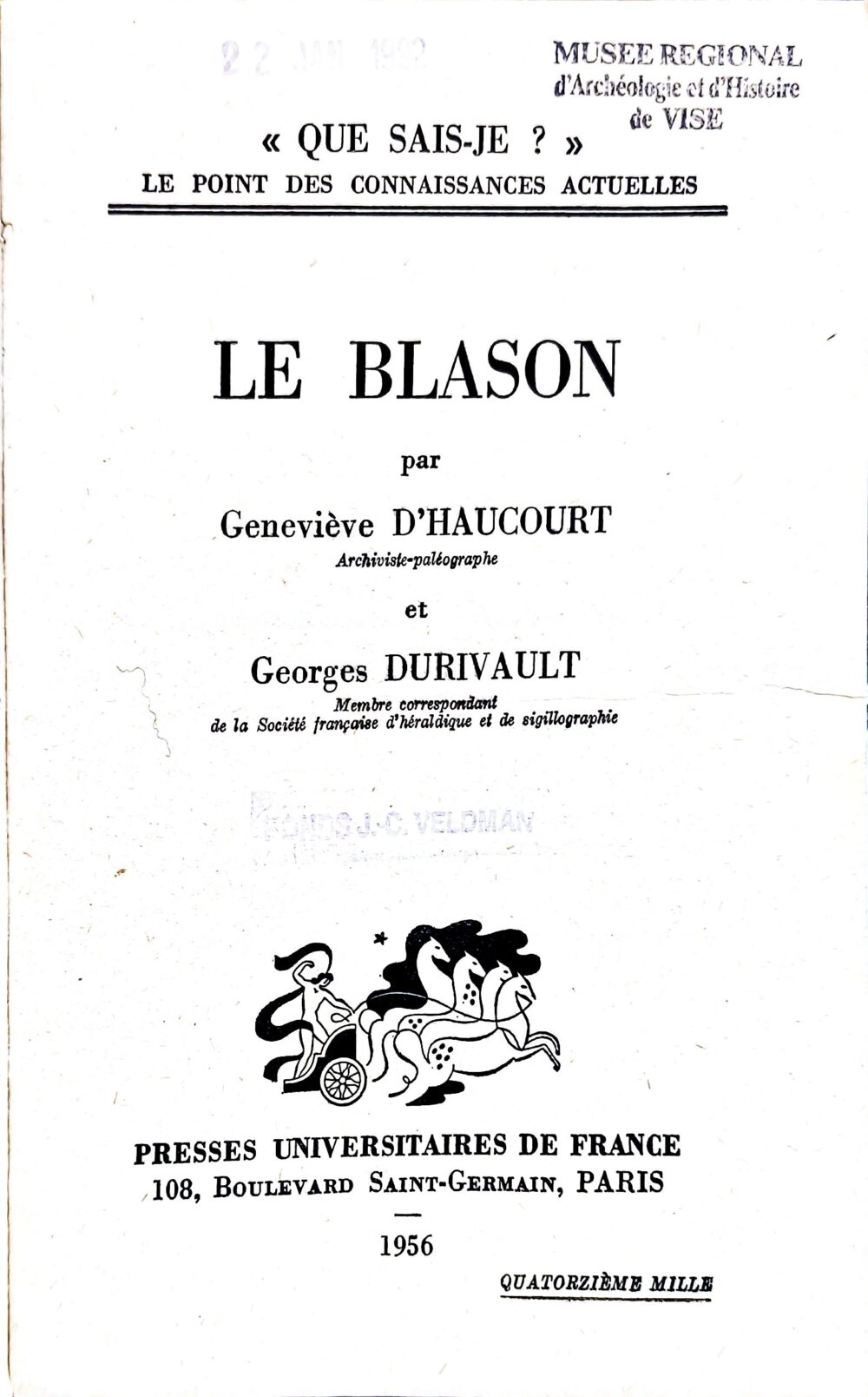 "Le blason", 1956