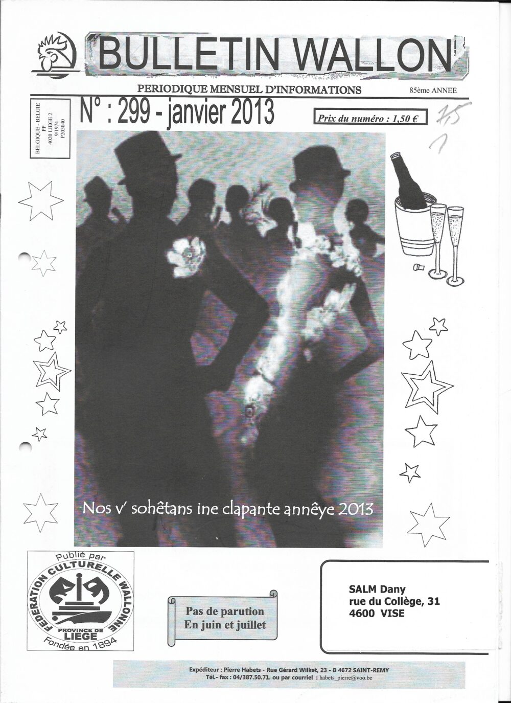 Bulletin Wallon N°299