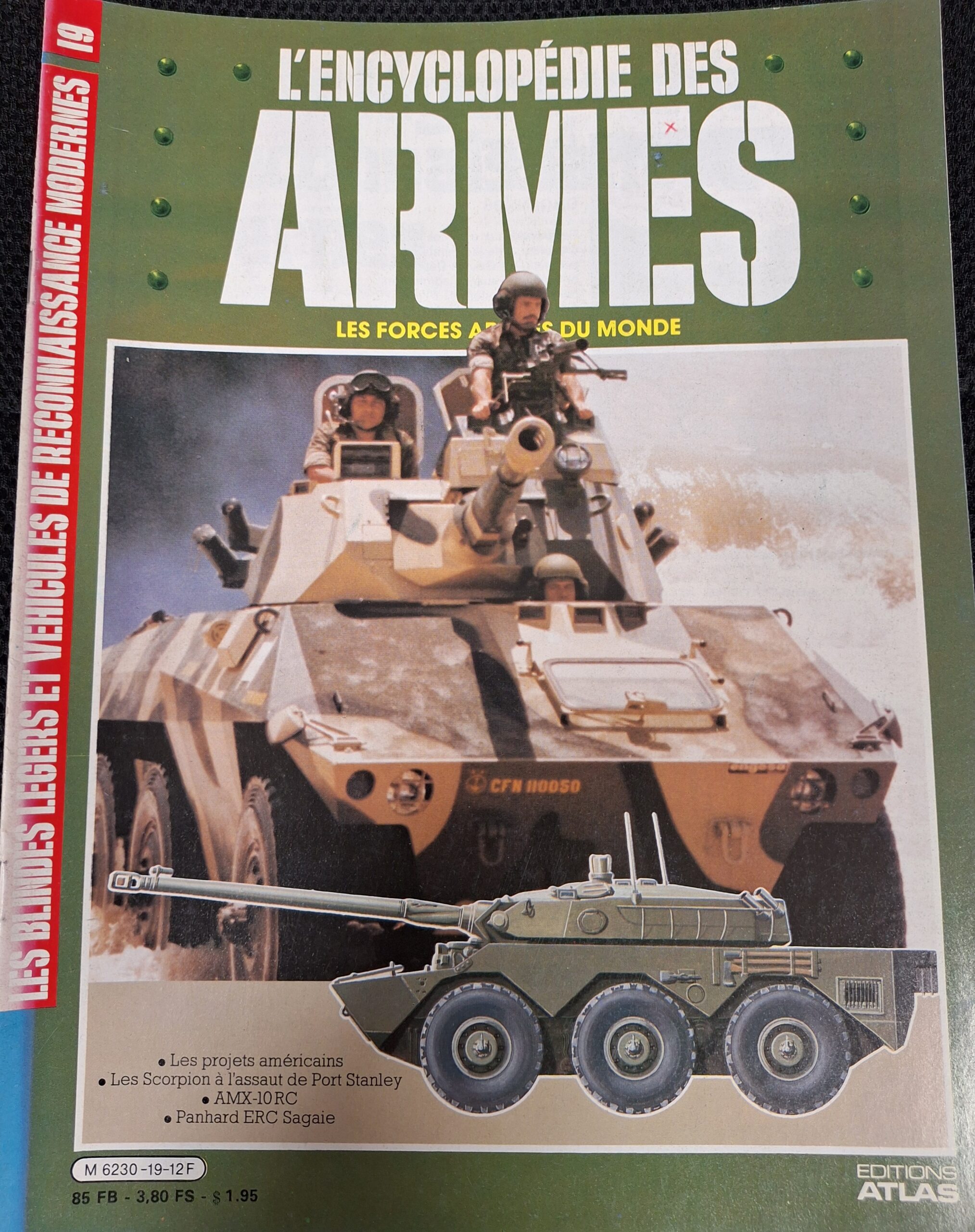 L'encyclopédie des armes : N°19 "Les blindés légers et véhicules de reconnaissance modernes"