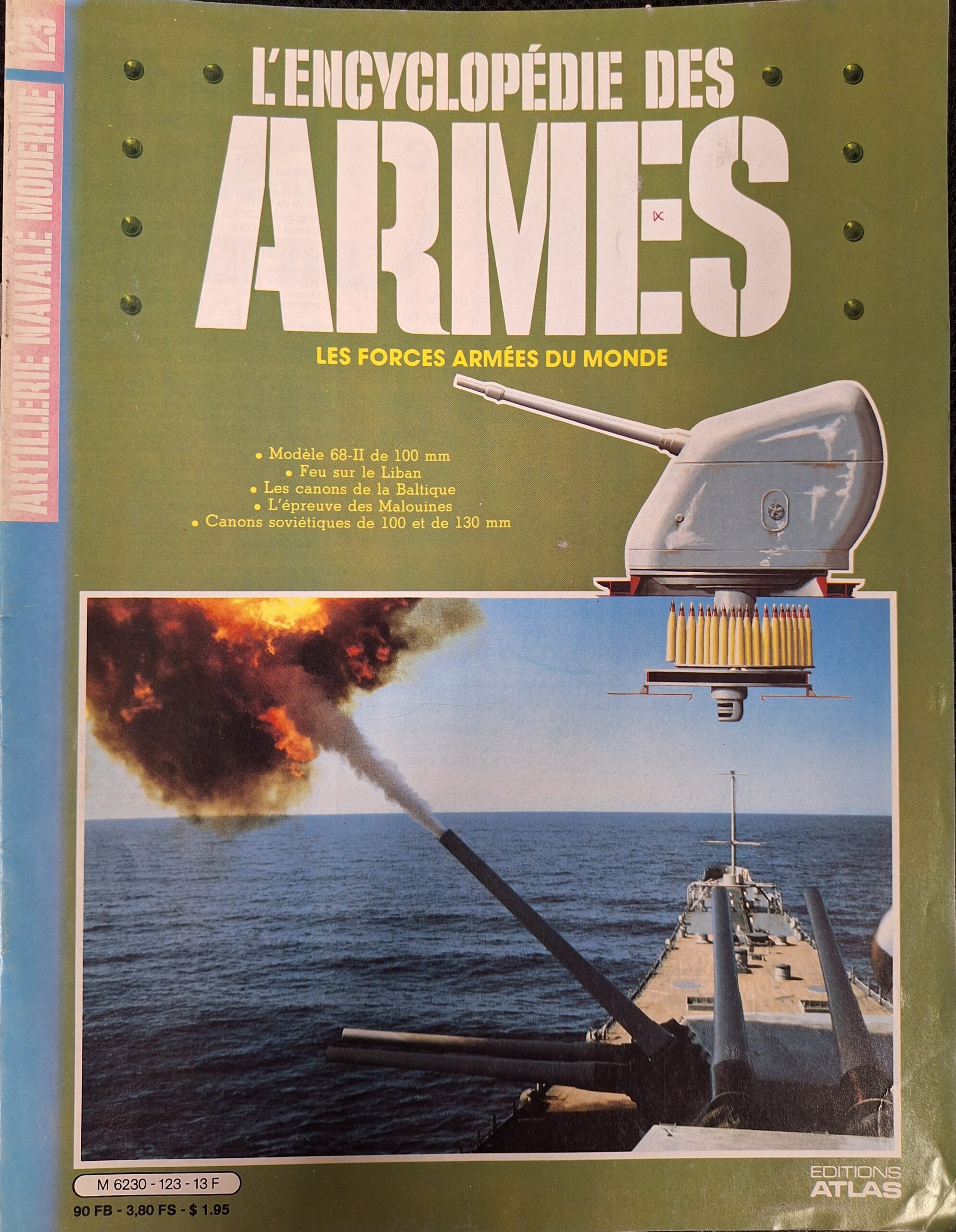 L'encyclopédie des armes : N°123 "Artillerie navale moderne"