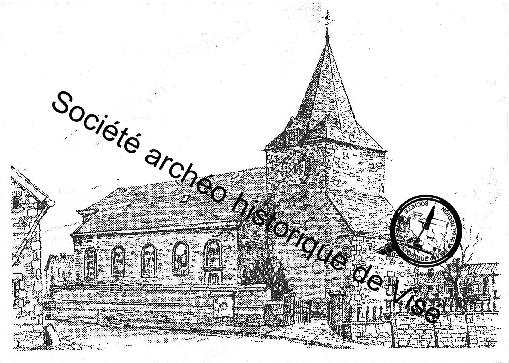 Carte postale - Mortier "Eglise Saint-Pierre"
