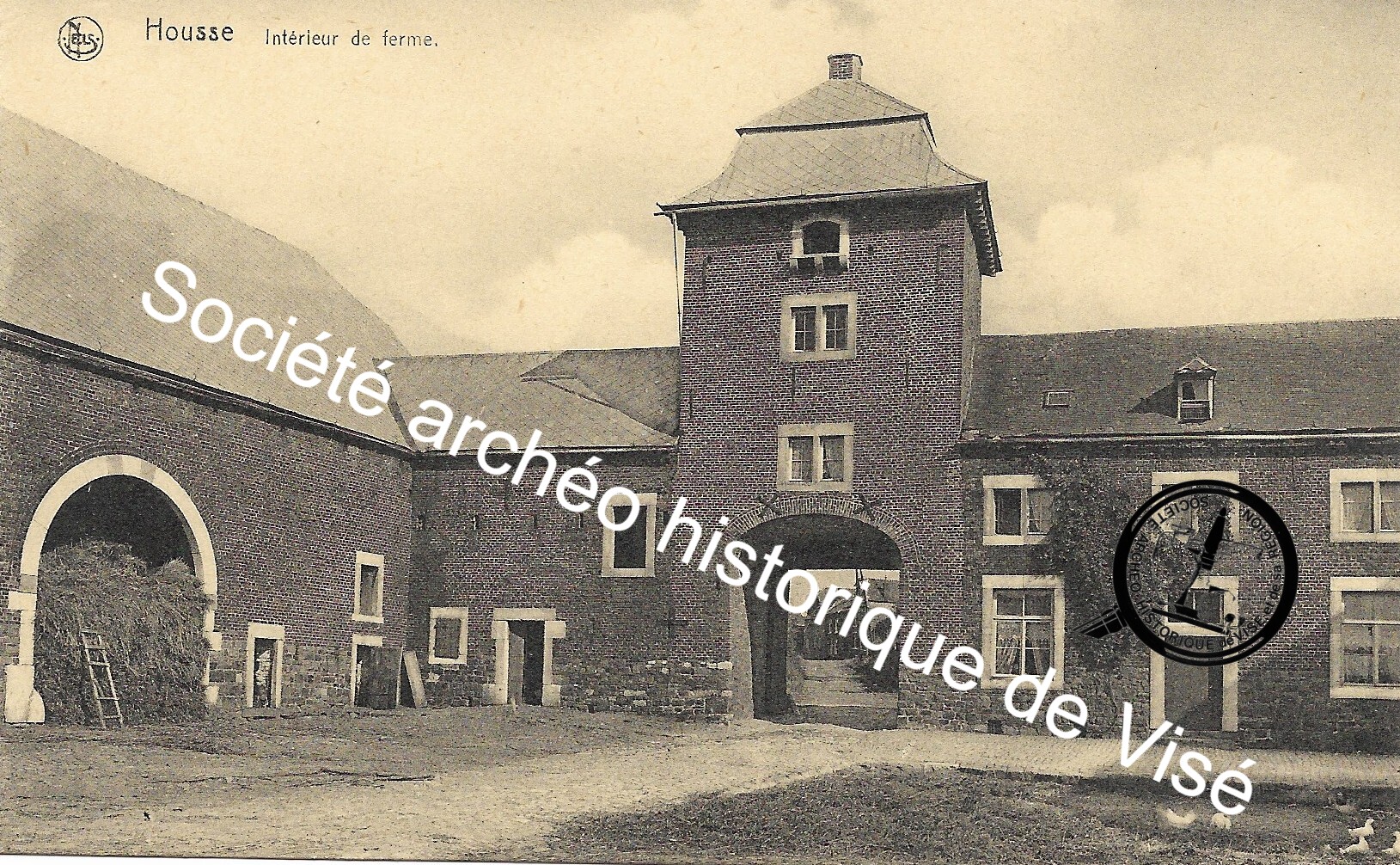 Carte postale - Housse "Intérieur de ferme"