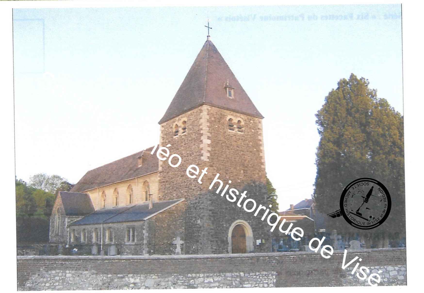 Carte postale - Lixhe "L'église Saint-Lambert"