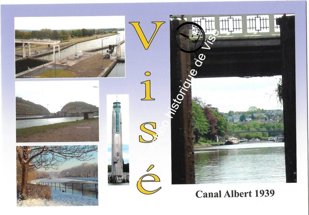 Carte postale - Visé "Canal Albert 1939"