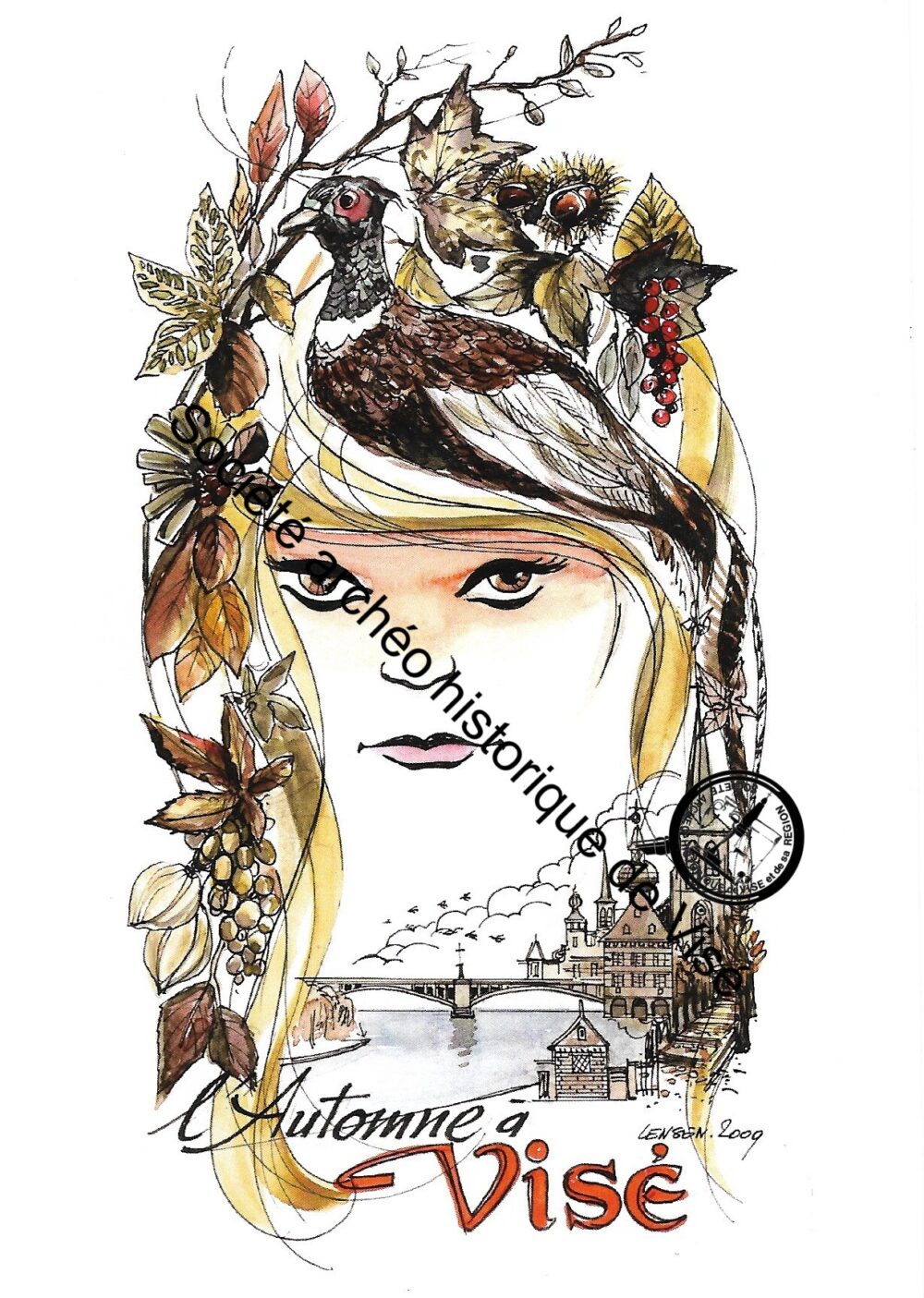 Carte postale - Visé "L'automne à Visé"