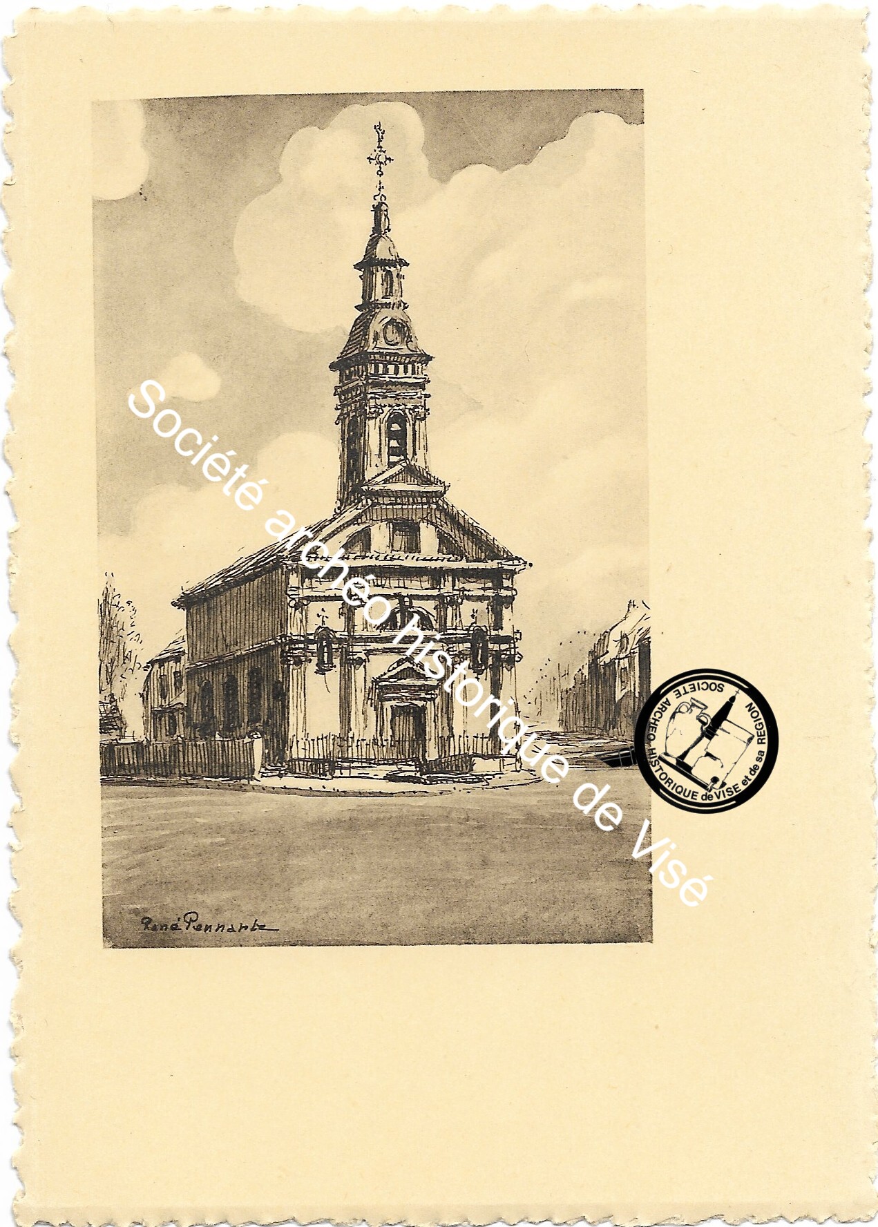 Carte Postale - Cheratte "Eglise Notre-Dame"