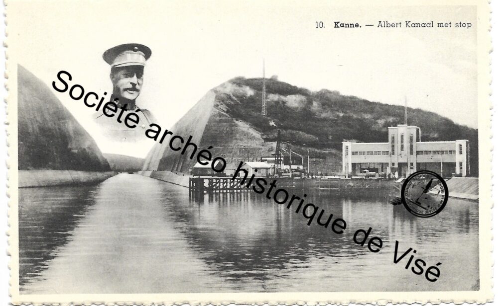Carte postale - Lanaye "Kanne - Albert Kanaal met stop"