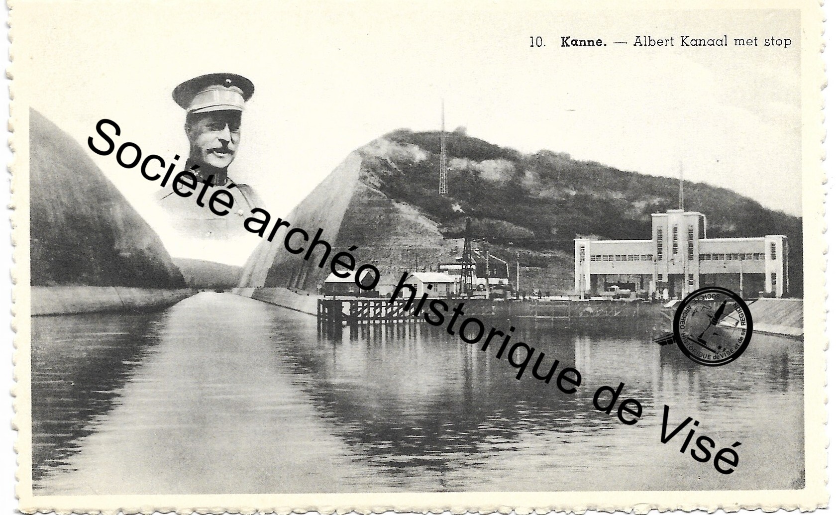 Carte postale - Lanaye "Kanne - Albert Kanaal met stop"