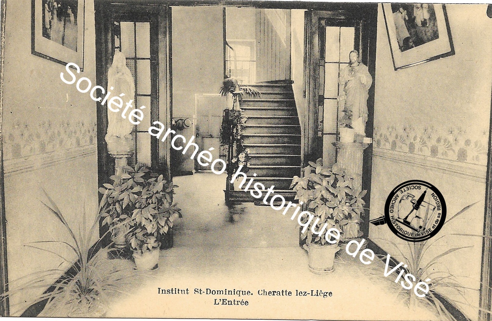 Carte postale - Cheratte "Institut St Dominique"