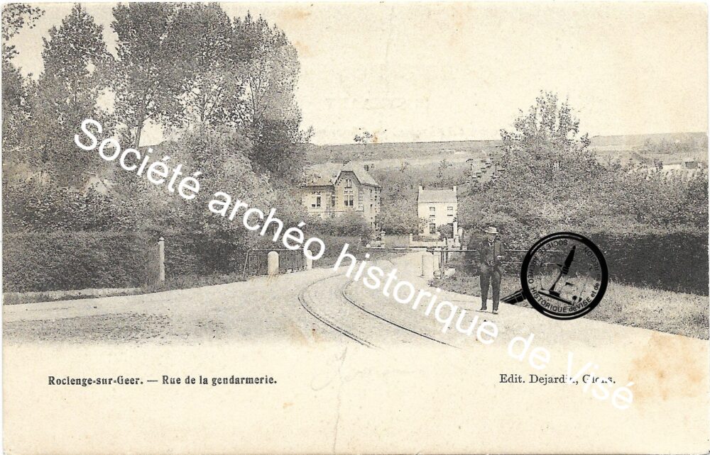Carte postale - Roclenge-sur-Geer "Rue de la gendarmerie"