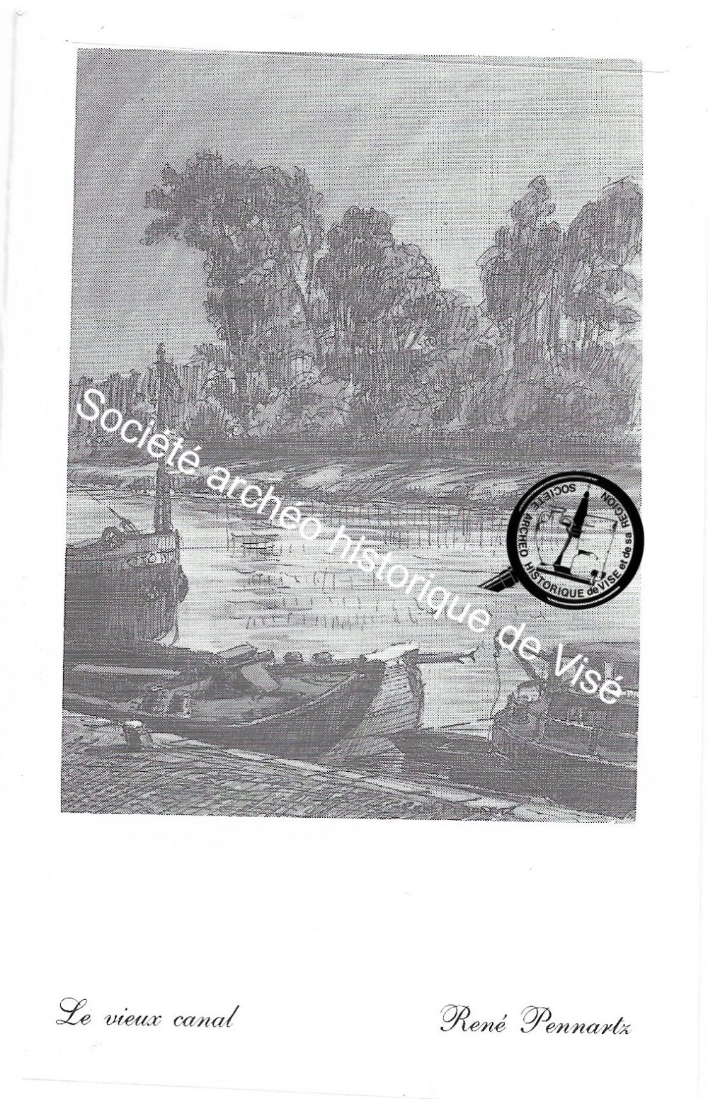 Carte postale - Herstal "Le vieux canal"