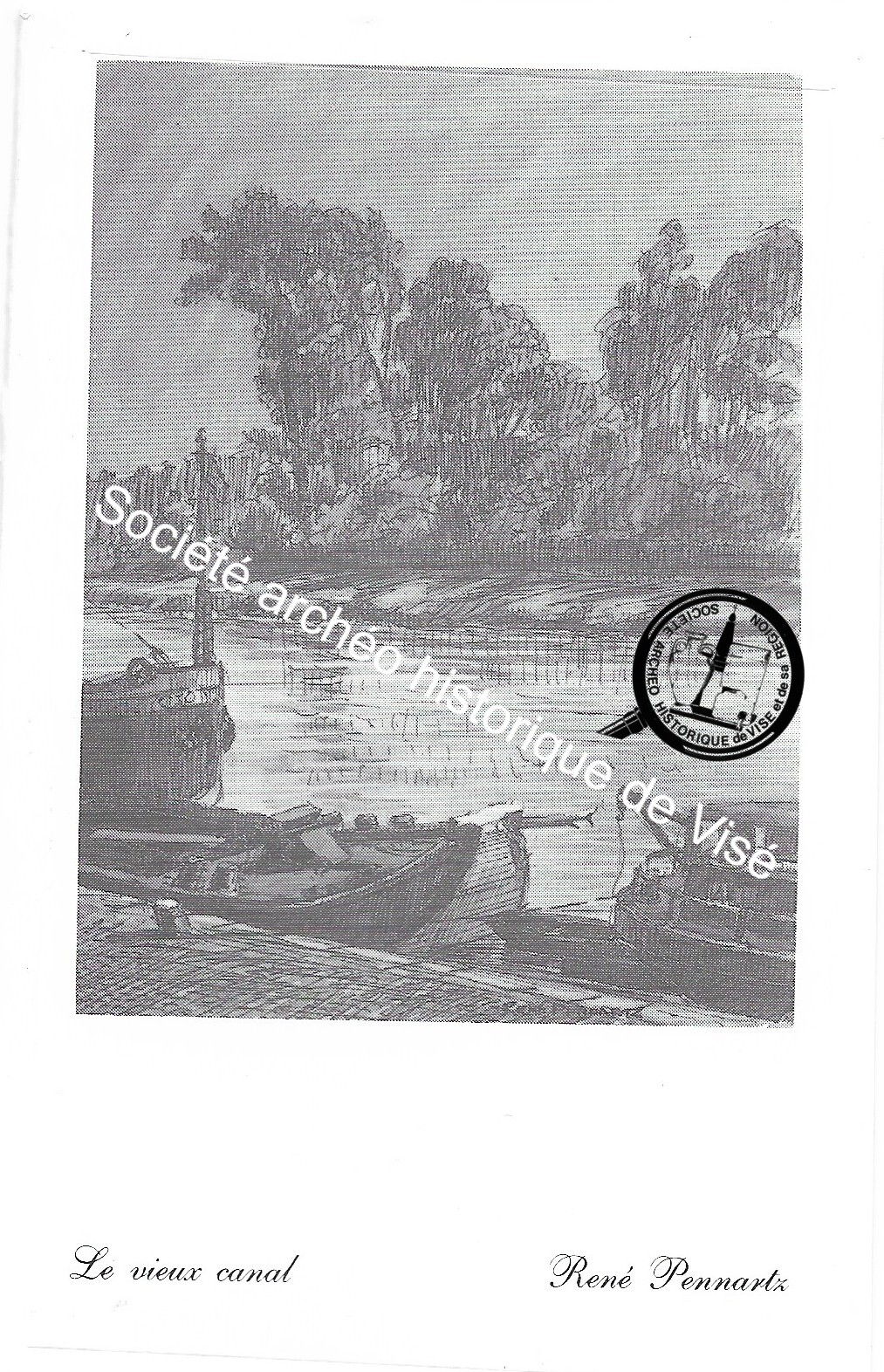 Carte postale - Herstal "Le vieux canal"