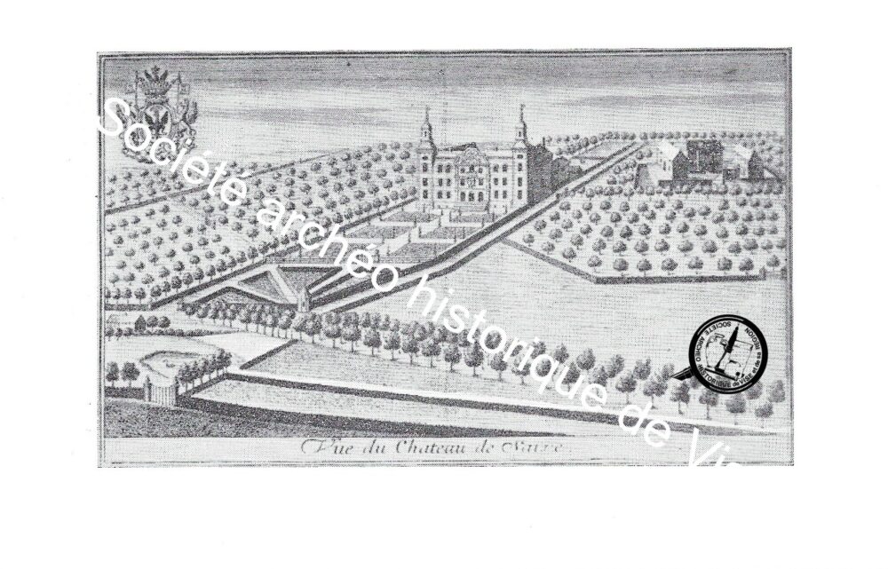 Carte postale - Saive "Le château de Méan" 1743