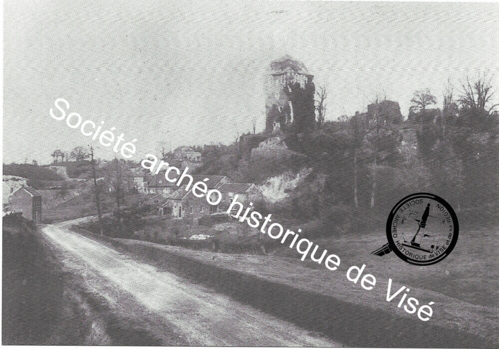 Carte postale - Saive "La route du Grand Moulin - 1889"