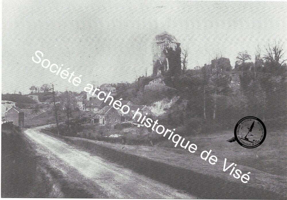 Carte postale - Saive "La route du Grand Moulin" 1899