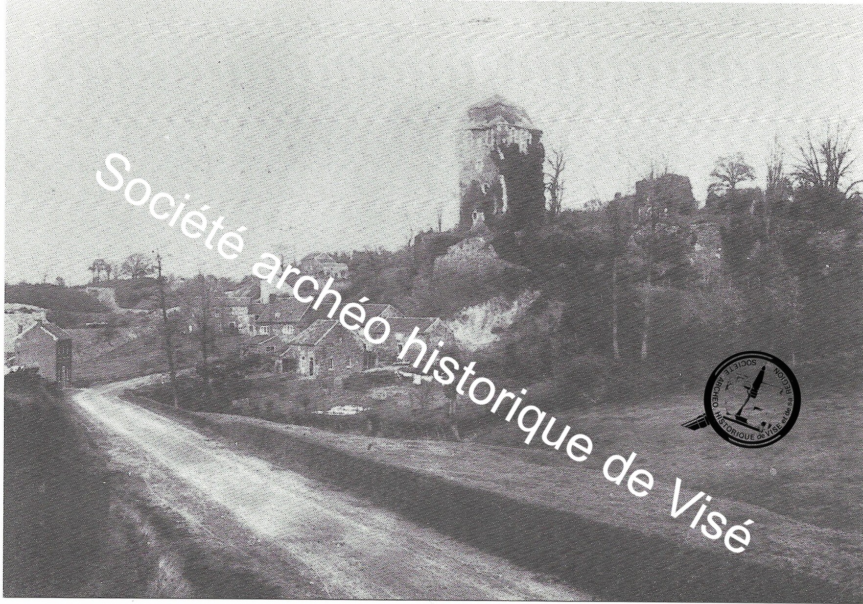 Carte postale - Saive "La route du Grand Moulin" 1899