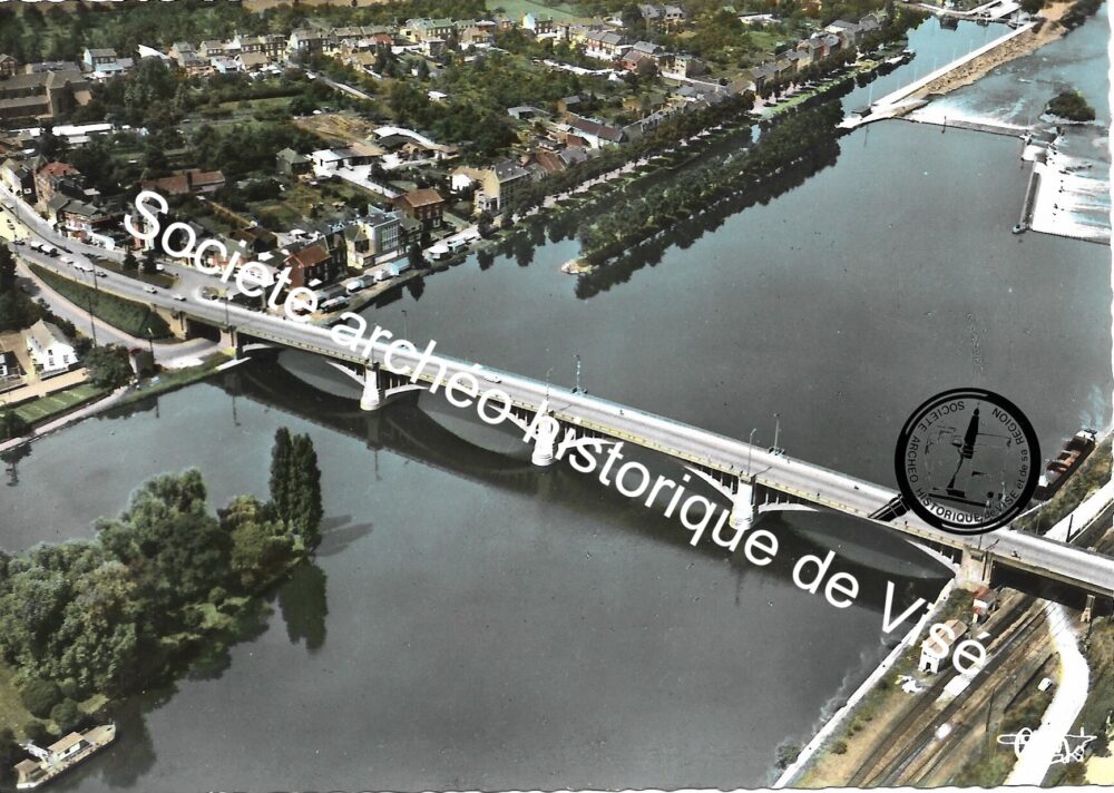 Carte postale - Visé "Vue aérienne"