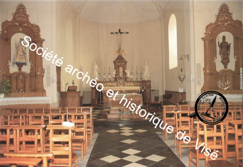 Carte postale - Richelle "L'intérieur de l'église Saint-Firmin"
