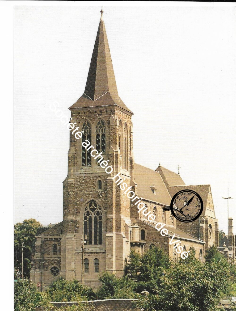Carte postale - Visé "L'ancienne collégiale Saint-Martin"