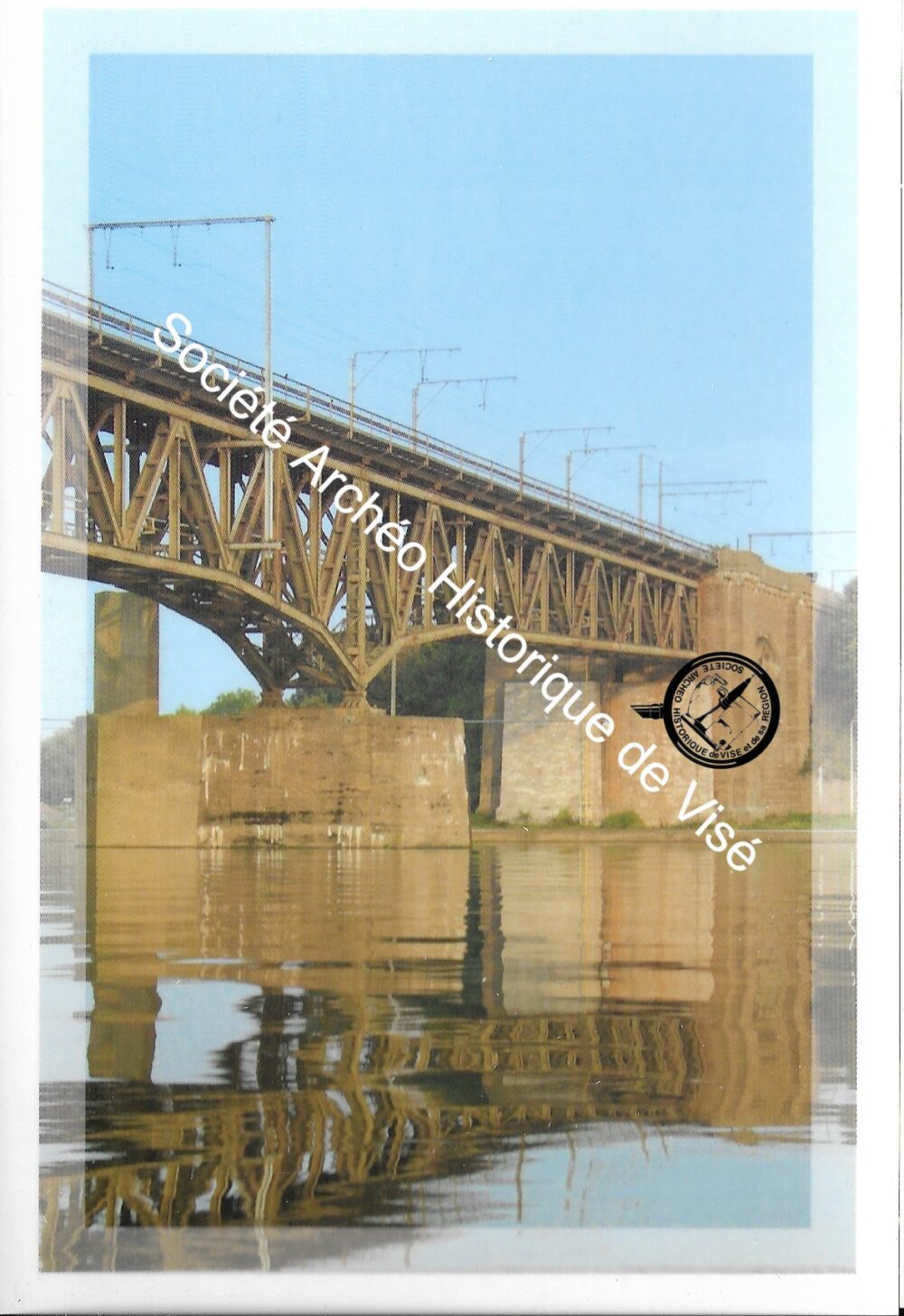 Carte postale - Visé "Le pont ferroviaire des "Allemands" "