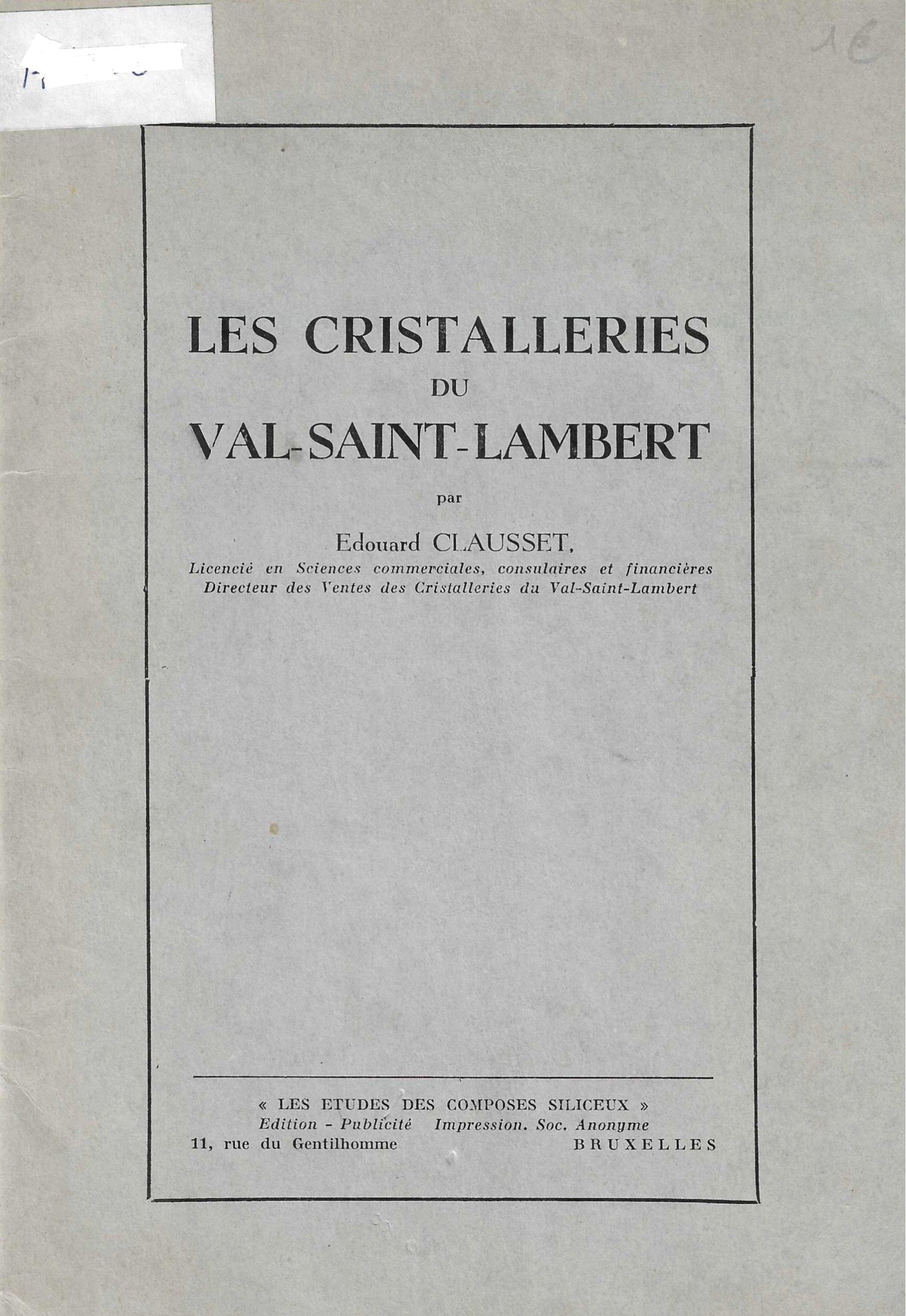 Les cristalleries du Val-Saint-Lambert