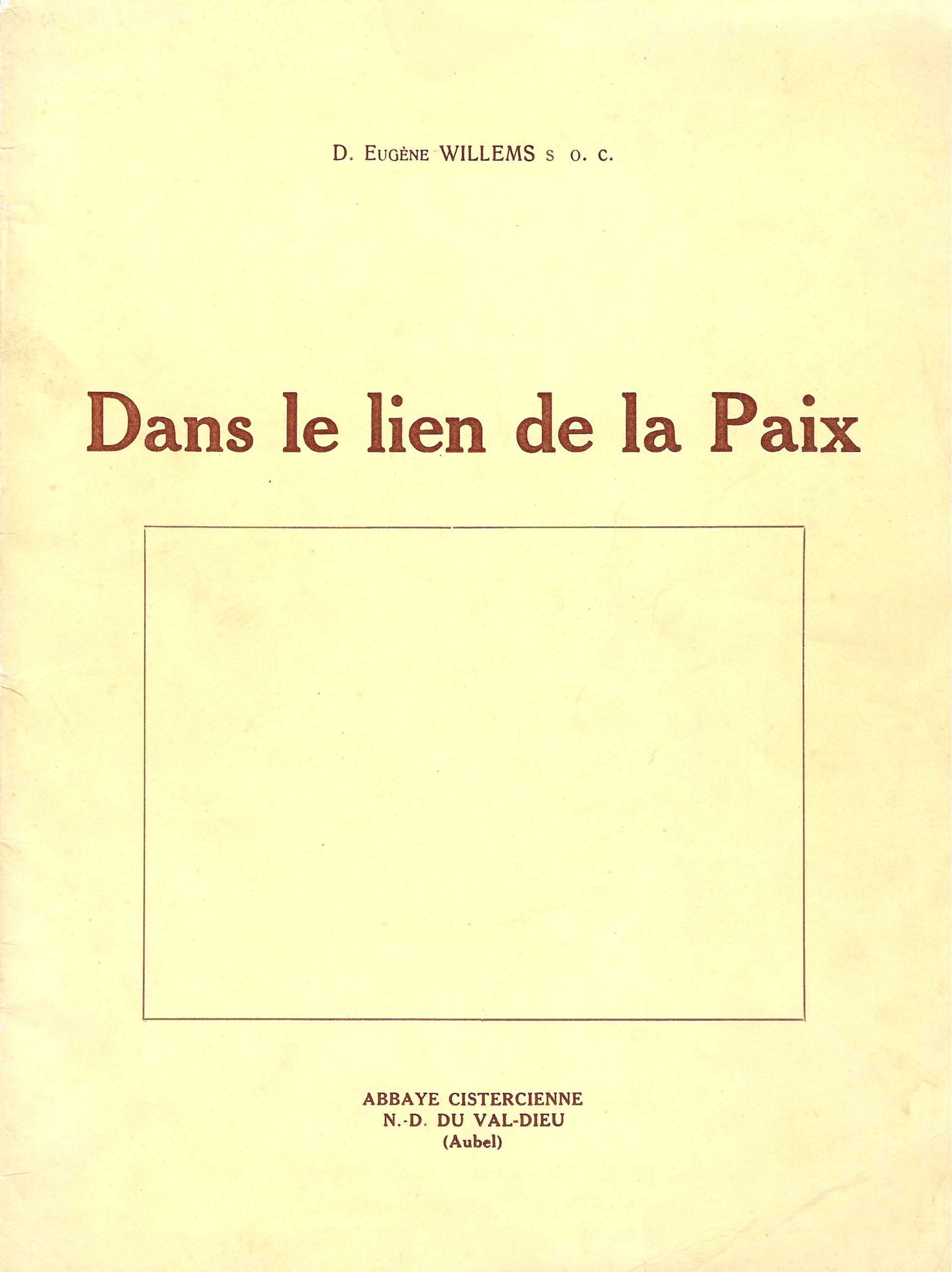 Dans le lien de la paix