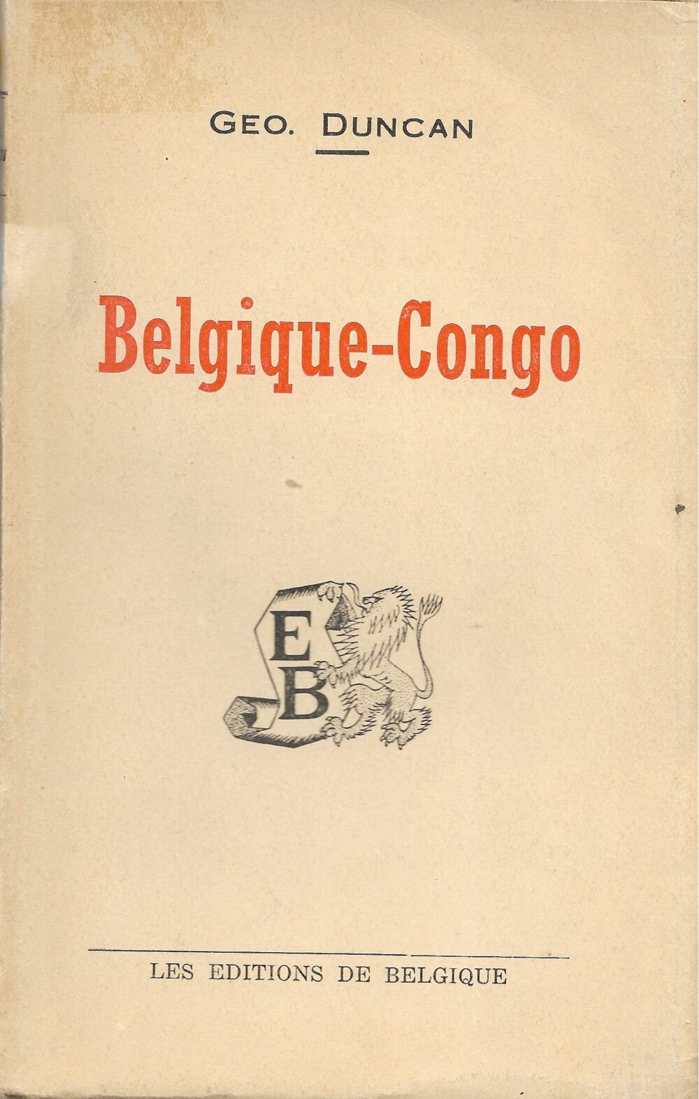 Belgique-Congo