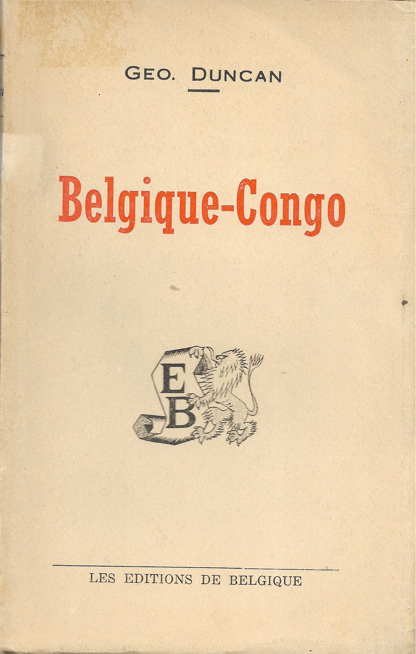 Belgique-Congo