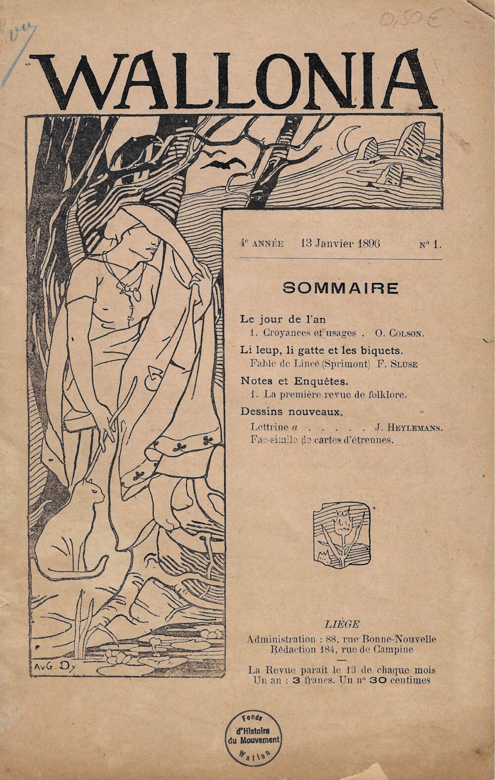 Wallonia (1896) n°1