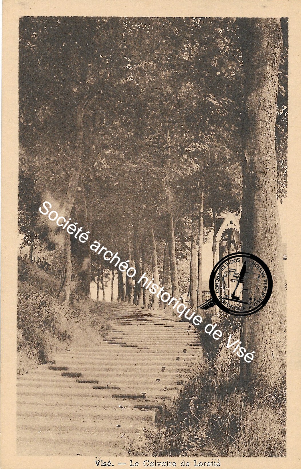 Carte postale - Visé "Le Calvaire de Lorette"