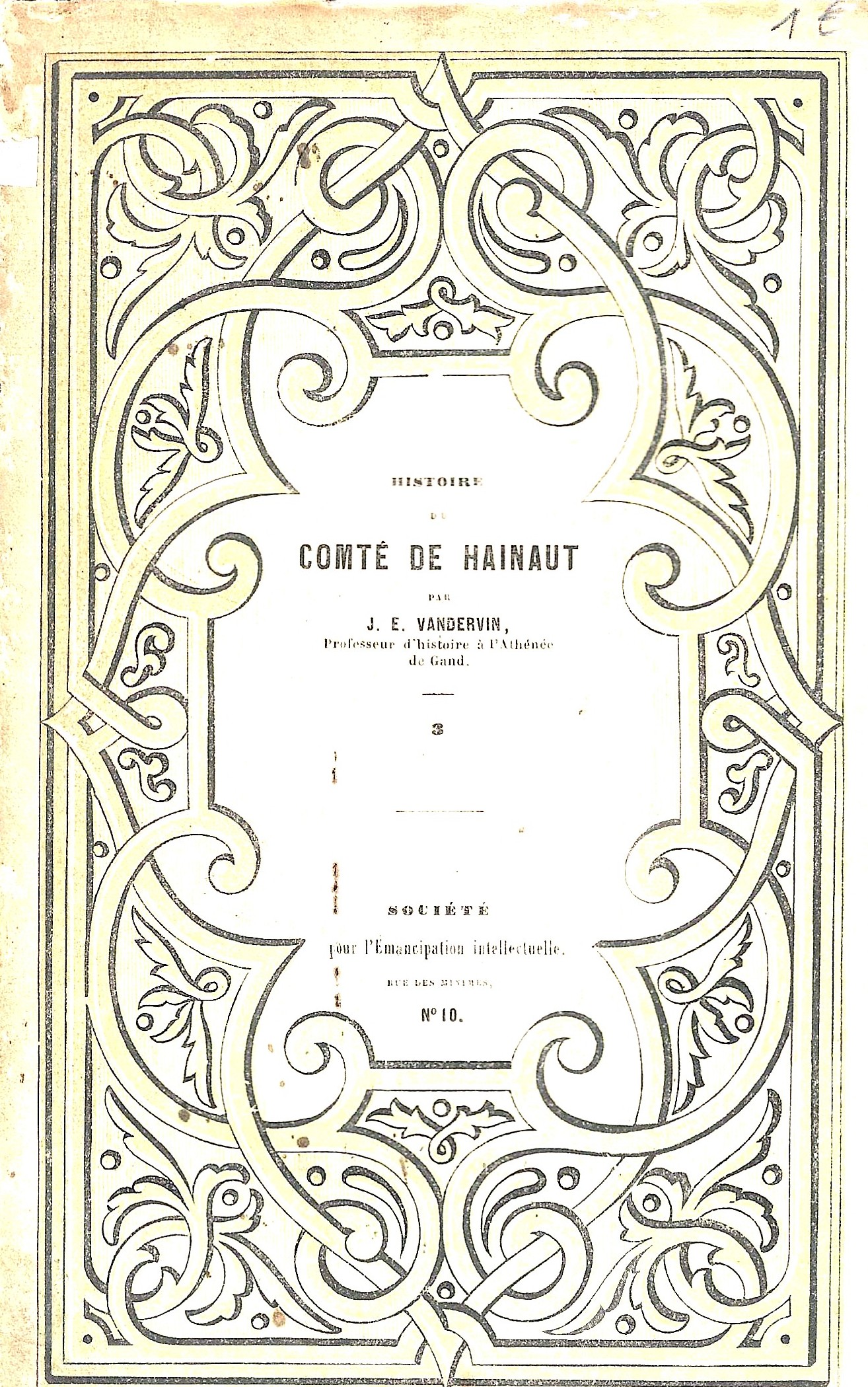 Histoire du Comté de Hainaut n°10
