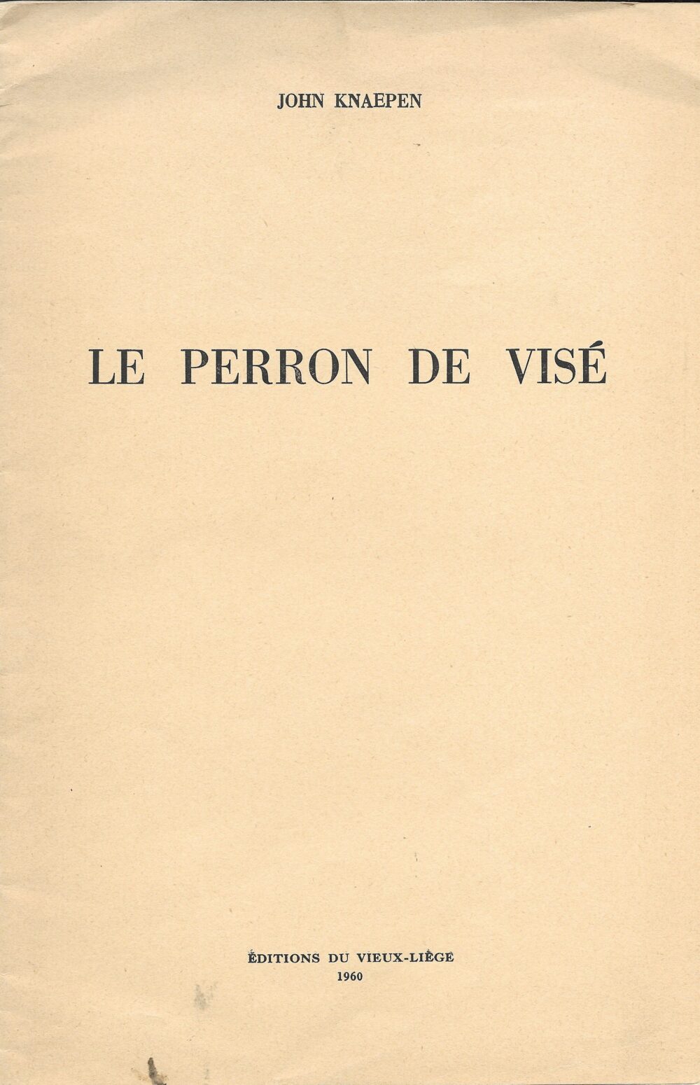Le Perron de Visé, 1960