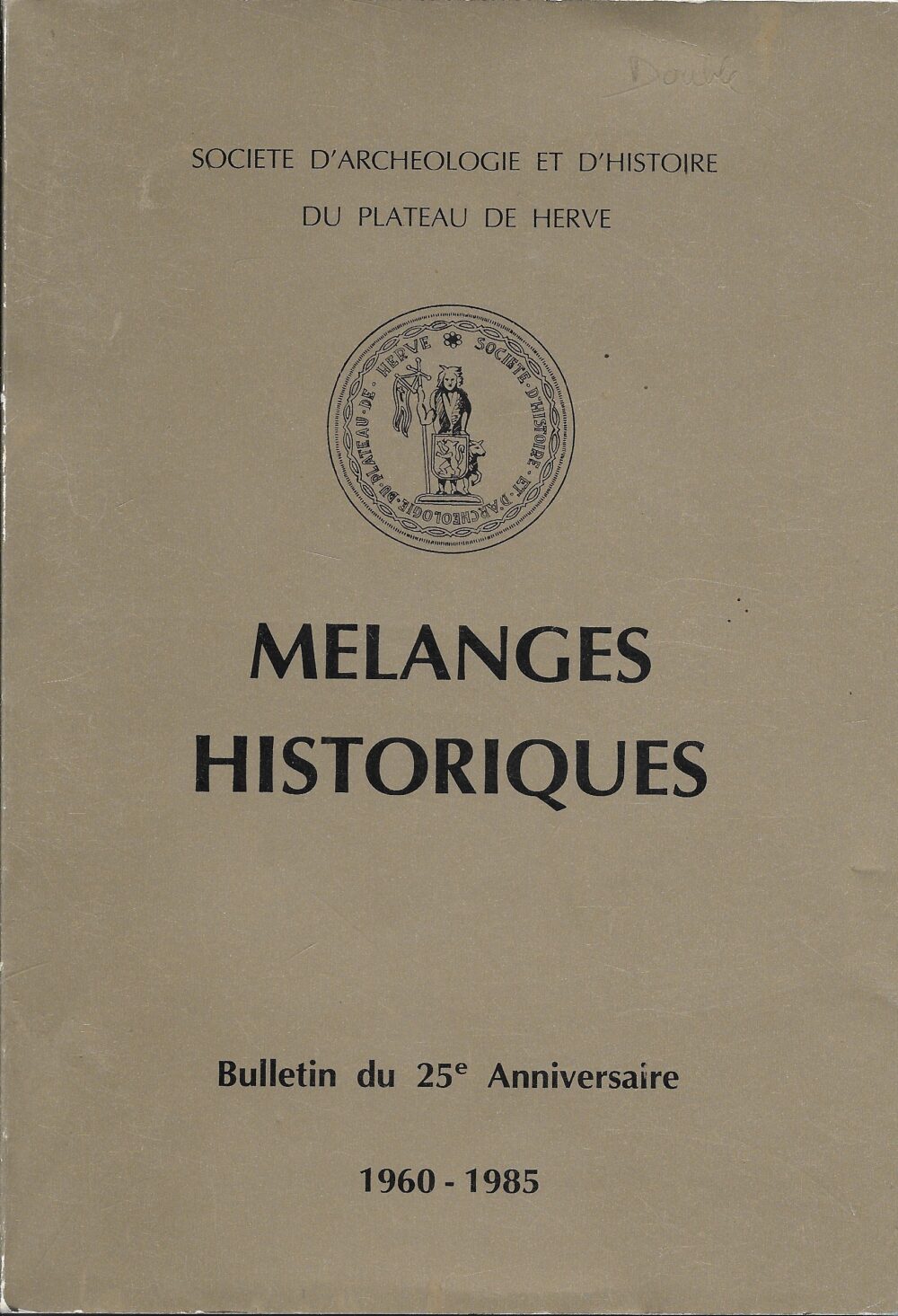 Mélanges Historiques