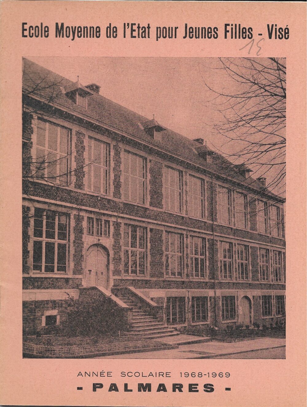 Palmarès, Ecole Moyenne de l'Etat pour Jeunes Filles - Visé 1968-1969