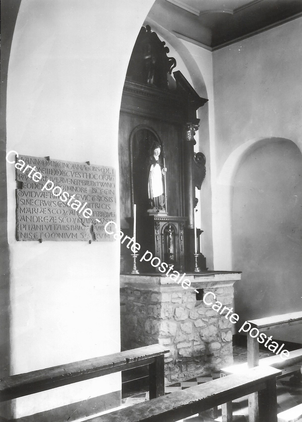 Carte Postale : Waha "Eglise romane St-Etienne"