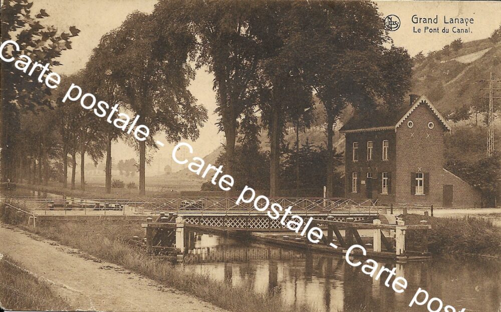 Carte postale : Grand Lanaye "Le Pont du Canal"