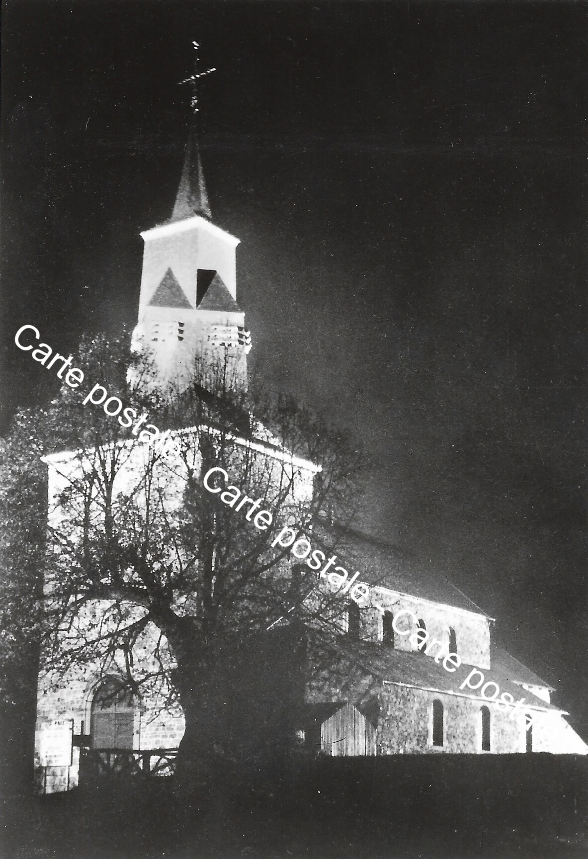 Carte postale : Waha "Eglise romane Saint-Etienne XIe siècle"