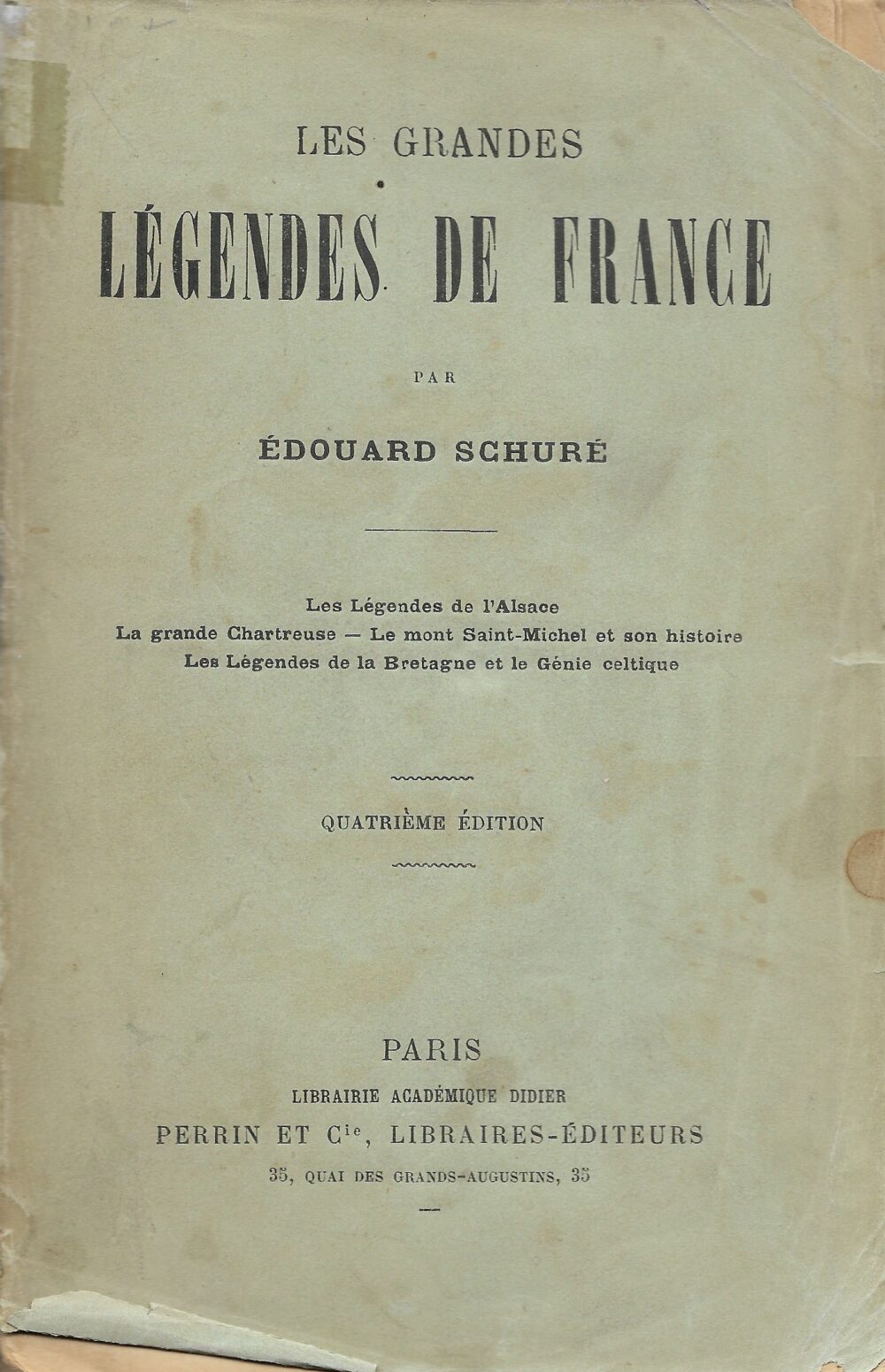 Les grandes légendes de France