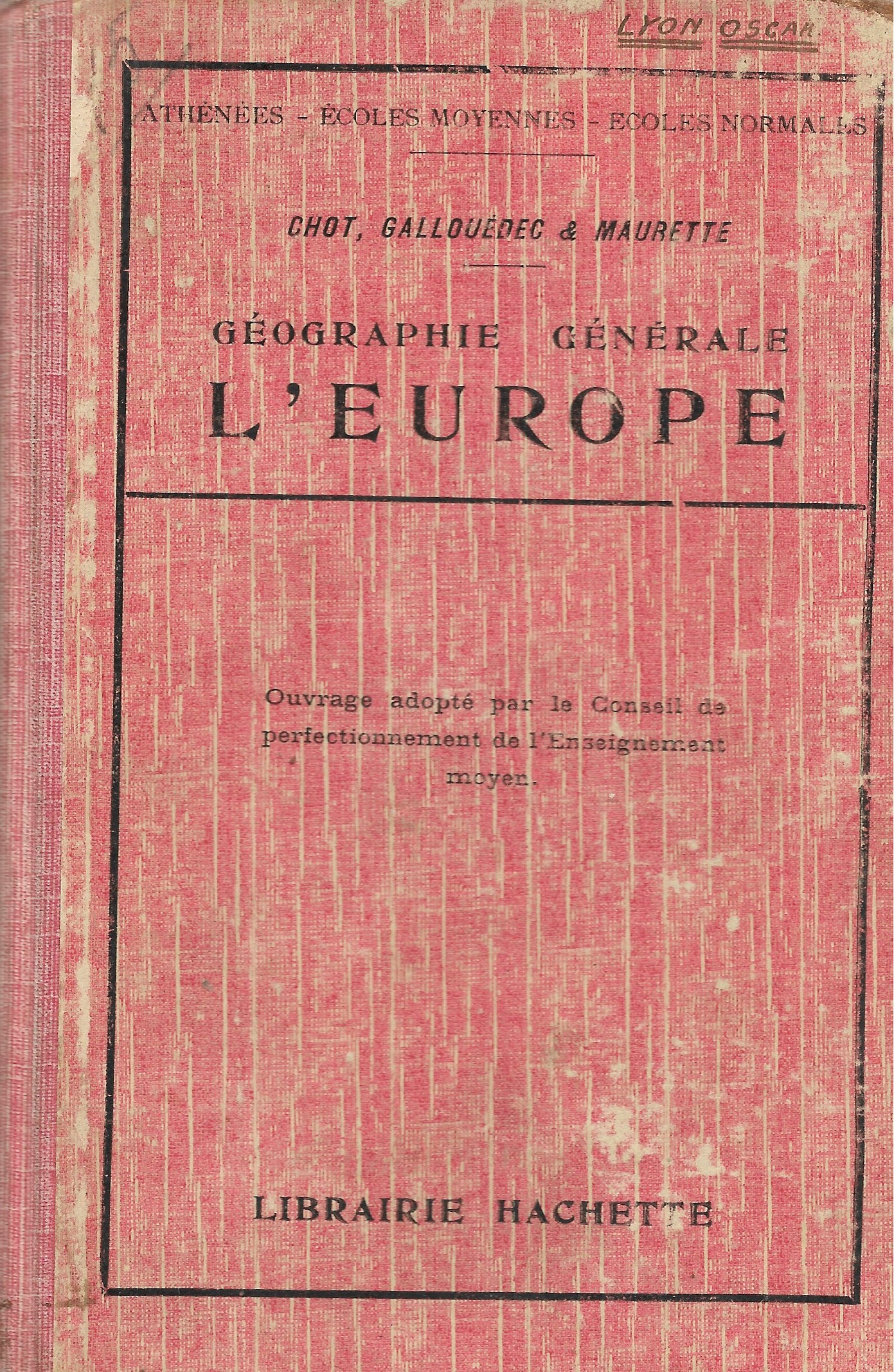 Géographie générale, L'Europe