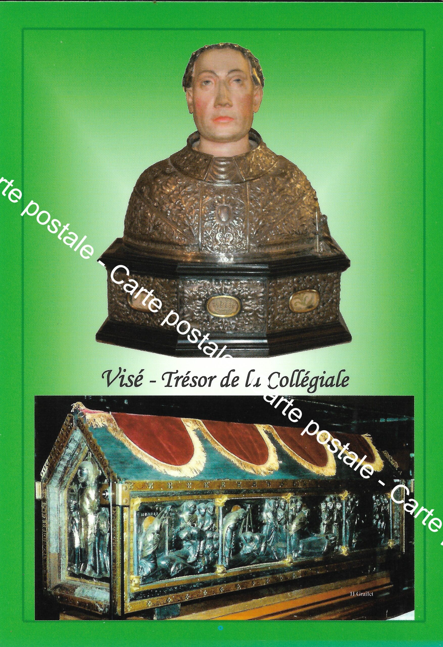 Carte postale - Visé "Trésor de la Collégiale"