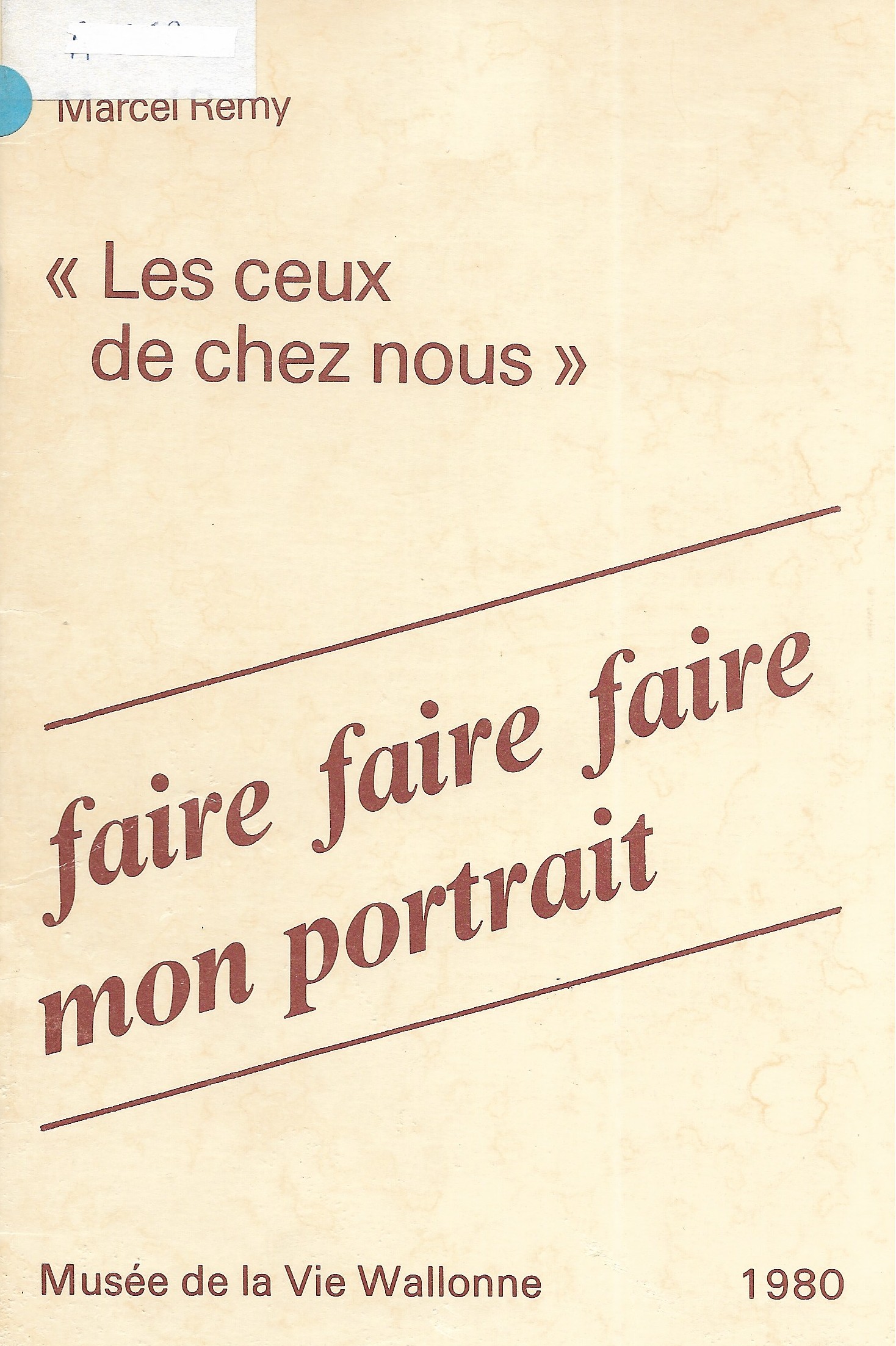 "Les ceux de chez nous" - faire faire faire mon portrait