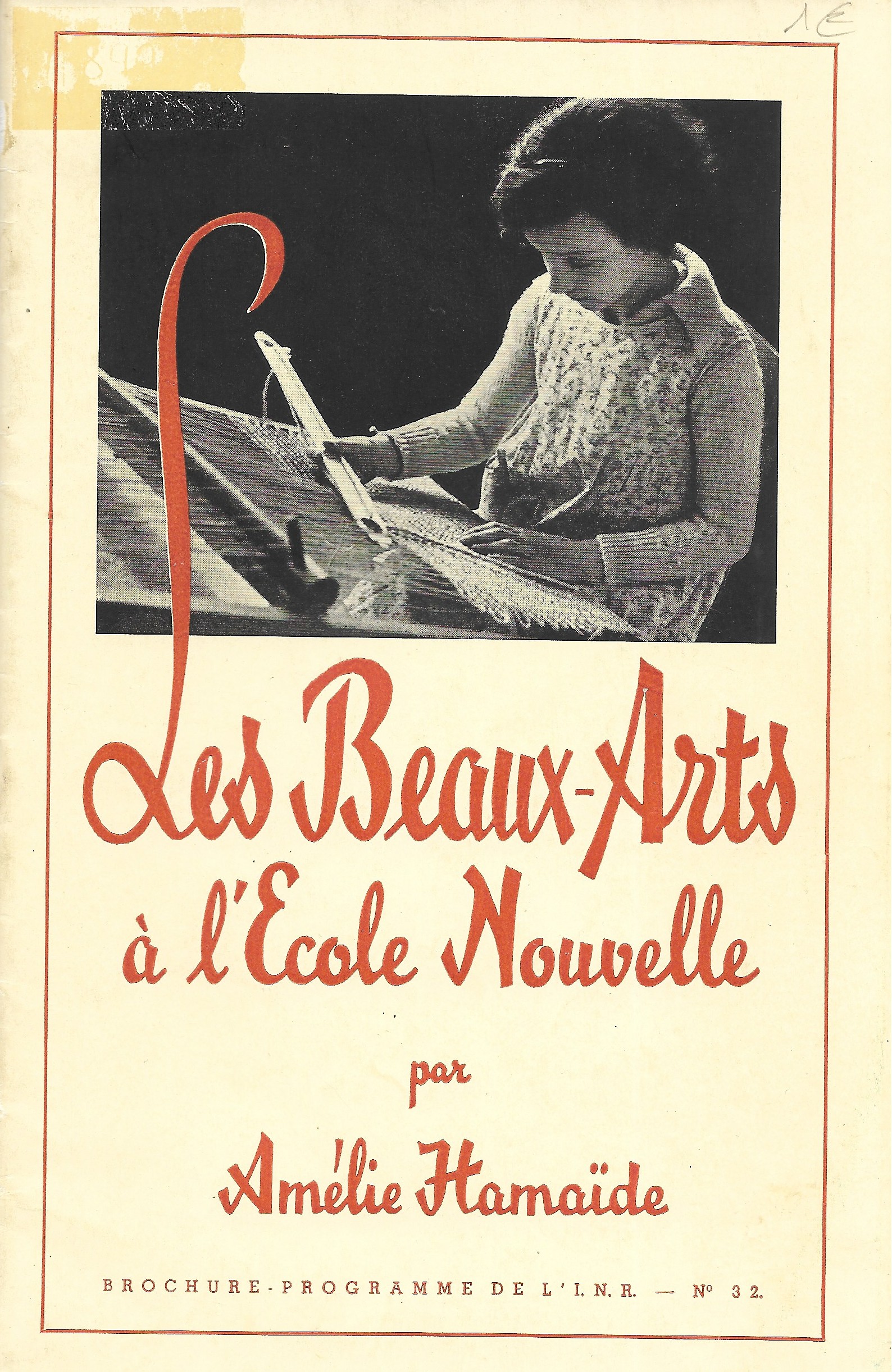 Les Beaux-Arts à l'Ecole Nouvelle