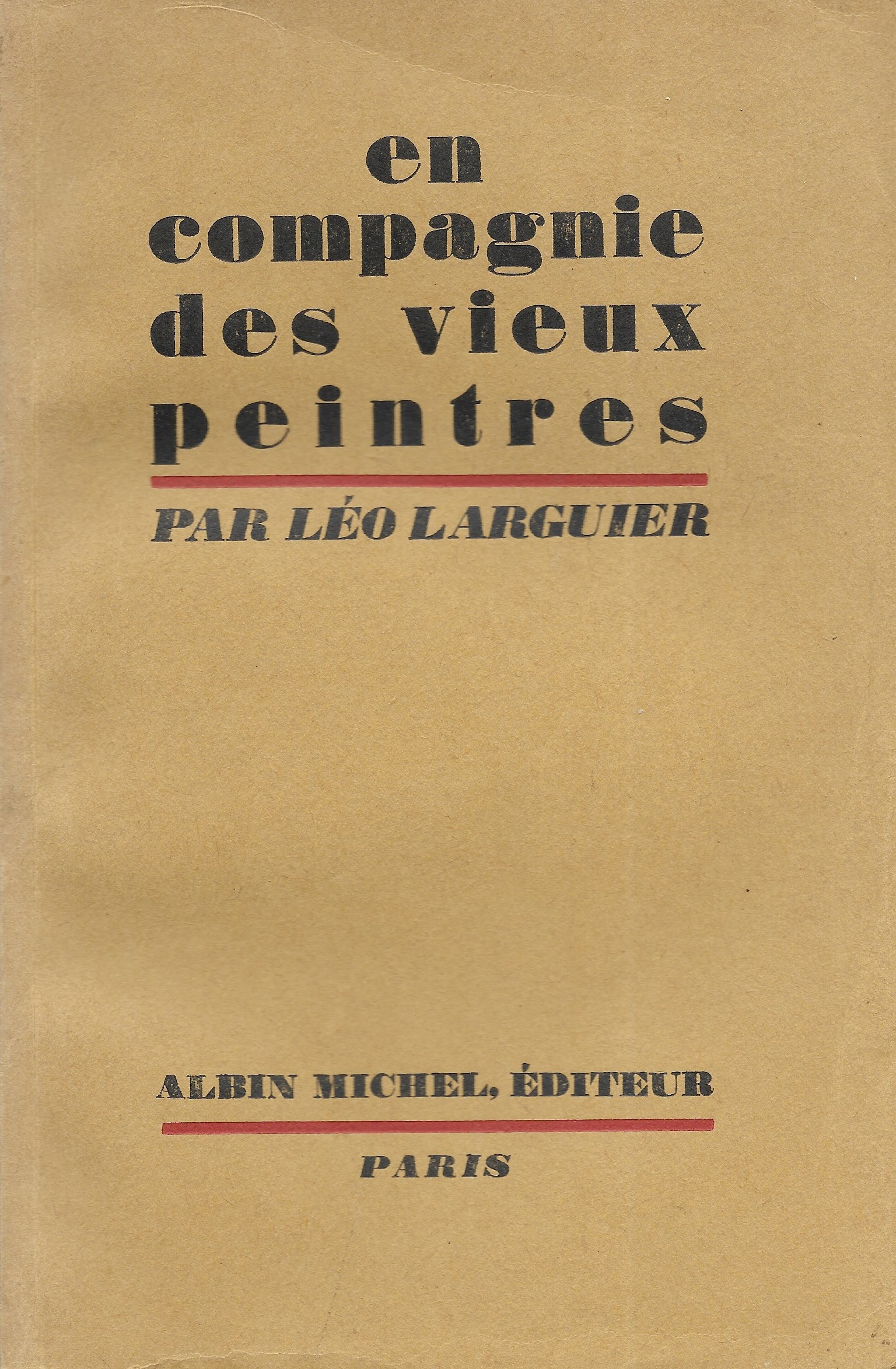 En compagnie des vieux peintres
