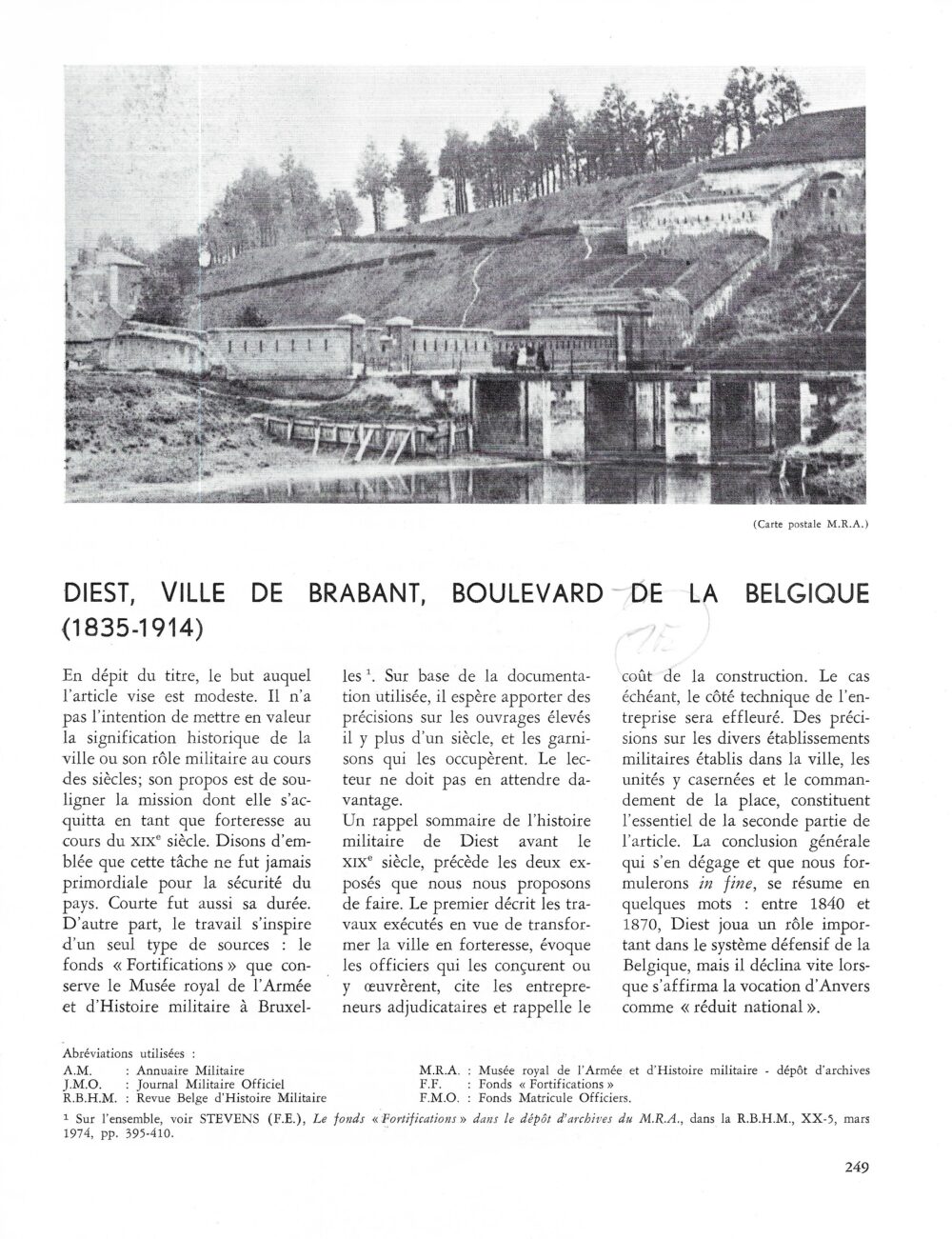 Diest, ville de Brabant, Boulevard de la Belgique (1835-1914)