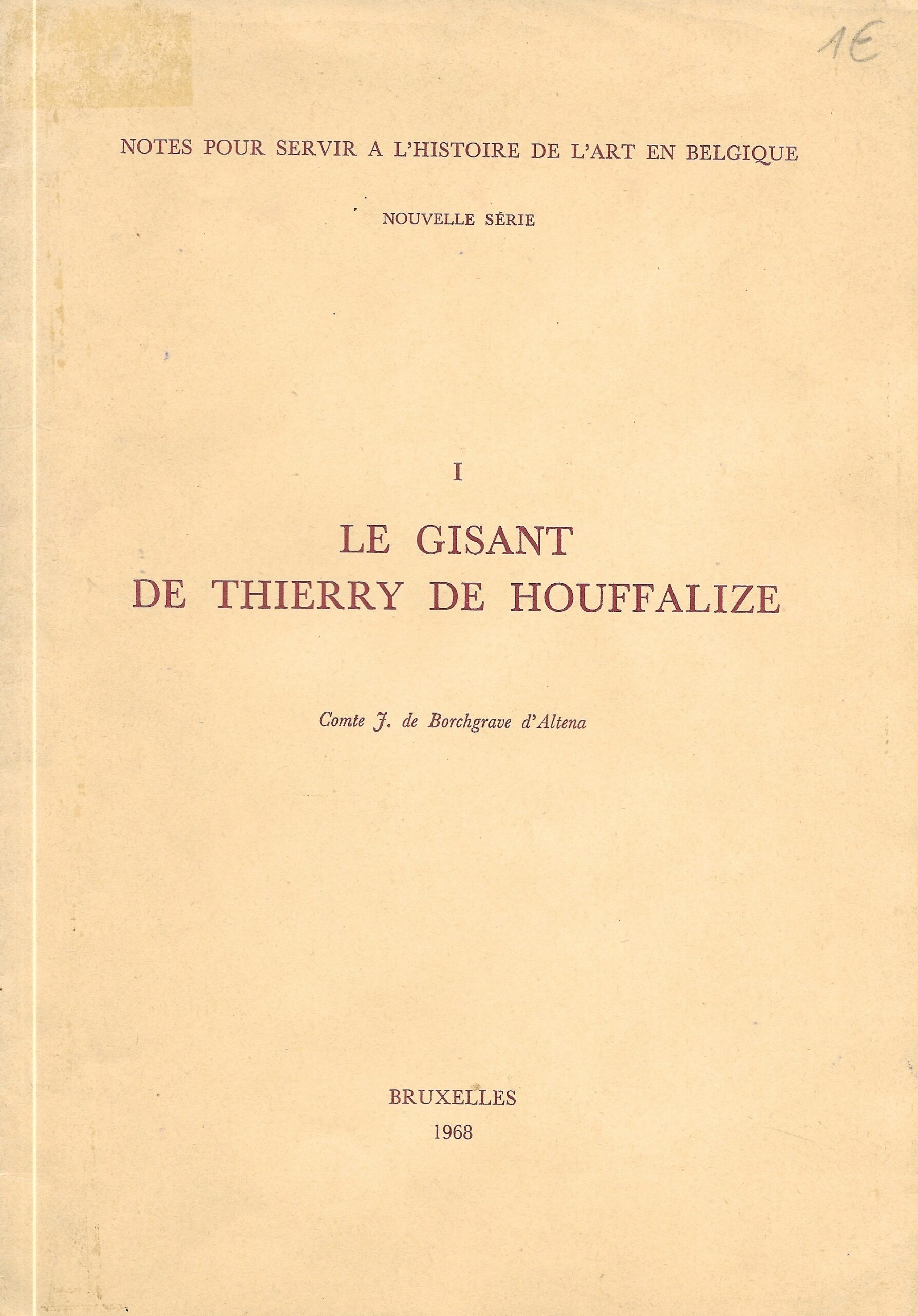 Le gisant de Thierry de Houffalize